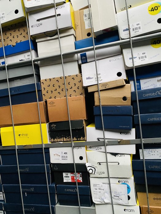 Shoes mix. I.R. 20 kg Mixed shoes internet returns - grade CR