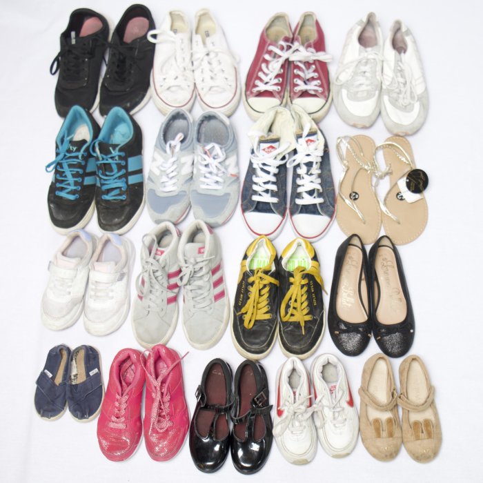 Summer shoes mix. 25 kg Summer mixed shoes - grade A + CR