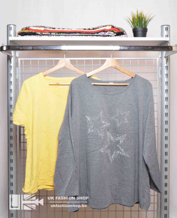 Women plus size t-shirts 25 kg Women plus size T-shirts - grade A + CR