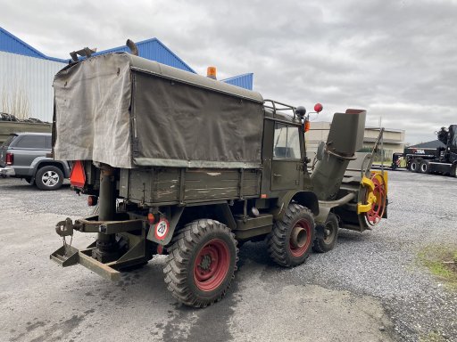 8499 - Unimog 411 snowblower Unimog 411.118 with Rolba snowblower