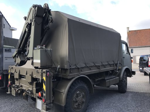 Z8699 - Steyr A680G Kraan Steyr A680G crane