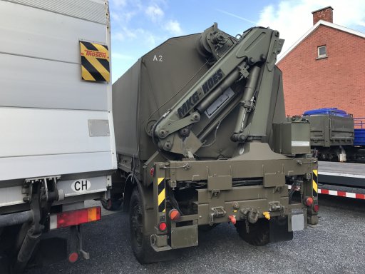 Z8699 - Steyr A680G Kraan Steyr A680G crane