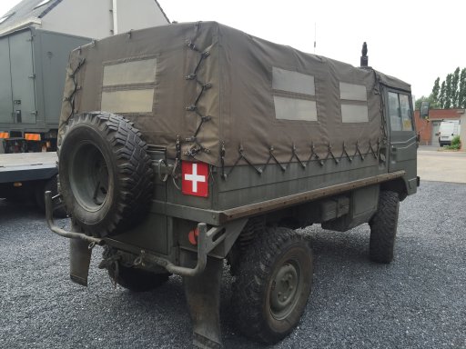 Z8698 - Pinz 710M Swiss- 1974 - 53000 km Steyr-Puch Pinzgauer 710M with 53000 km