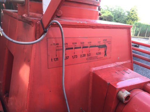 Z8710 Mercedes 1928A Crane truck Mercdes 1928A