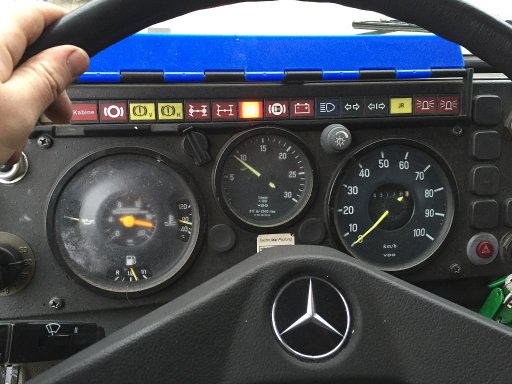 Z8901 - U604674 Unimog U1300L with Werner winch, OM366A and fast axles