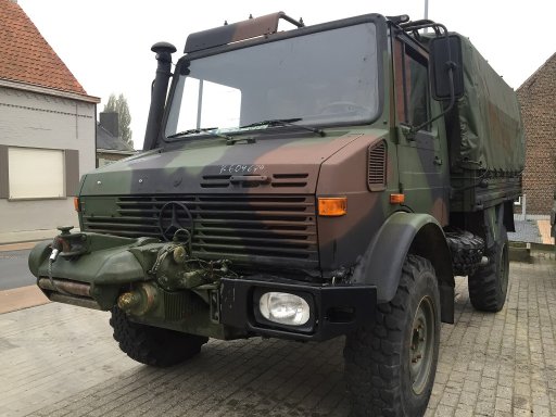 Z8901 - U604674 Unimog U1300L with Werner winch, OM366A and fast axles
