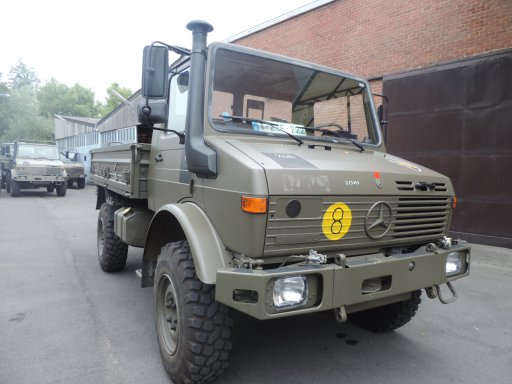 Z8983 - V23343 - Unimog U1350L - Belgisch leger Unimog U1350L Belgian army, close to new, only 2020 km