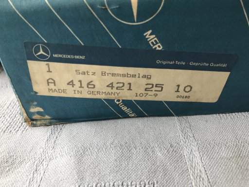 vk406br1011a Brake lining Unimog 406/416